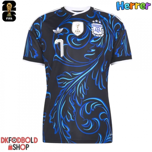 Argentina Rodrigo De Paul #7 Udebanetrøje VM 2026 Kort ærmer